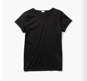 Zimmerli Sea Island Black Short Sleeve T-Shirt Women’s Size L